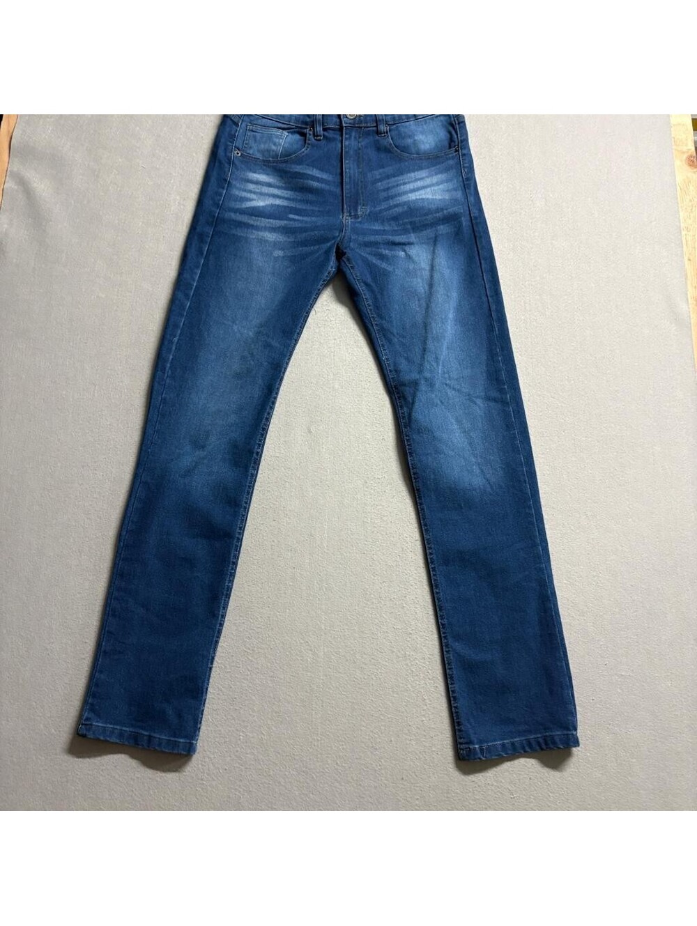 Fredis Geross Co Mens Jeans Size 34x32 Blue Denim Straight Leg Hecho En Mexico